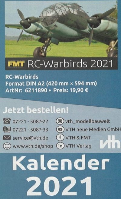 Warbird Kalender 2021 FMT